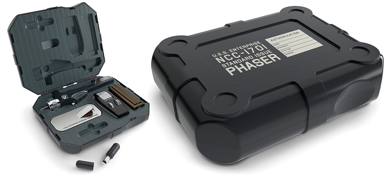 Illustration for article titled A Star Trek Phaser TV Remote Is Perfect For Fast Forwarding Enterprise